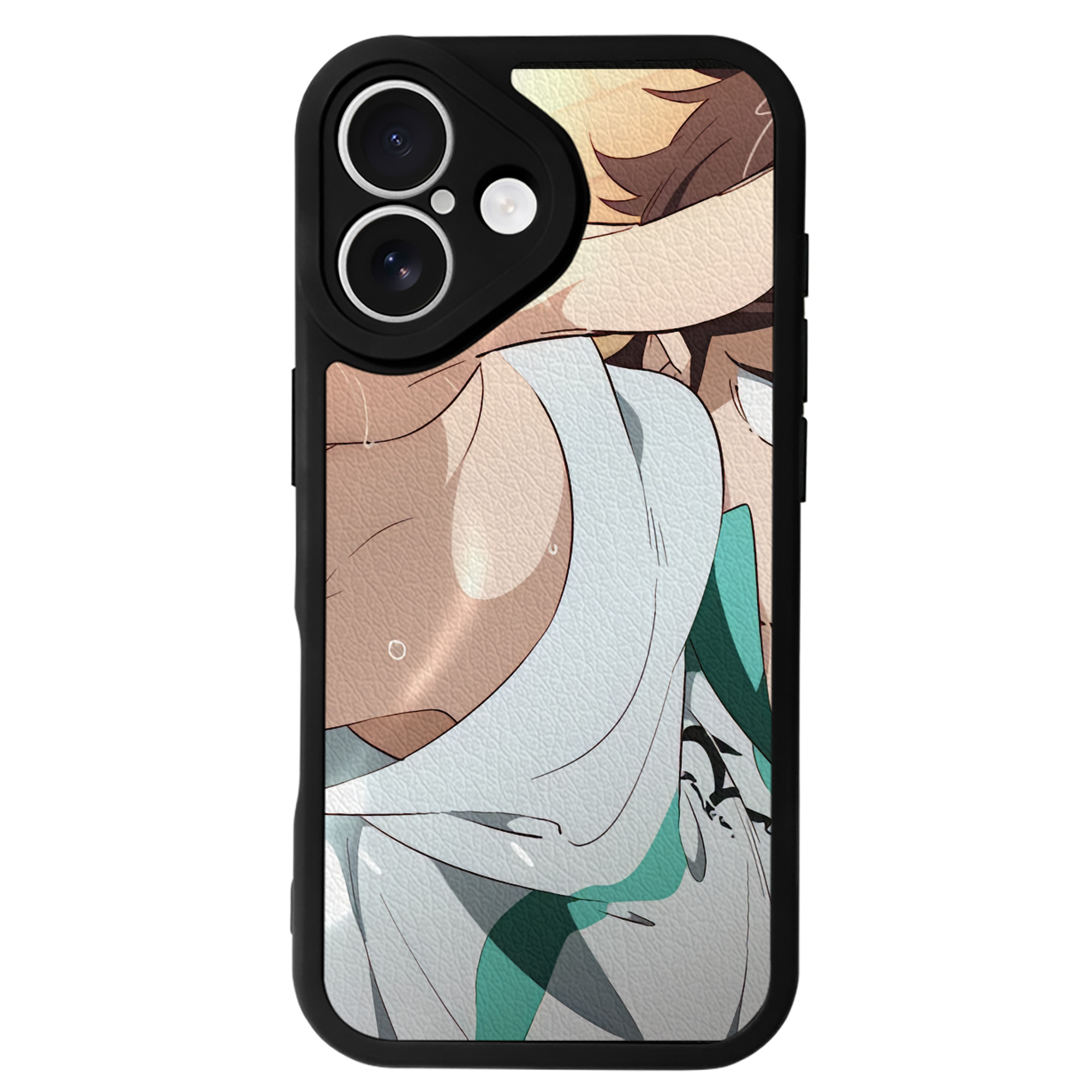（画像用） ハイキュー!! Haikyu!! 【iPhone 16シリーズ対応】シリコンスマホケース（レザー調） 材質：シリコン